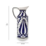 blue-pottery-khurja-ceramic-bottle-containers-MD5007
