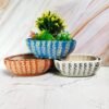Rd Bonsai Ceramic Pot Set of 2