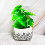 Base Leaf Ceramic Planter Pot - KC1042