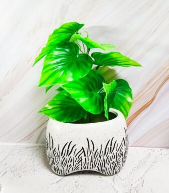 Base Leaf Ceramic Planter Pot - KC1042