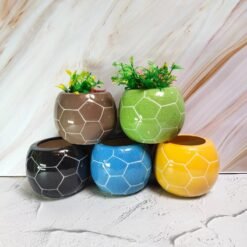 Football Shape Ceramic Planters Pot