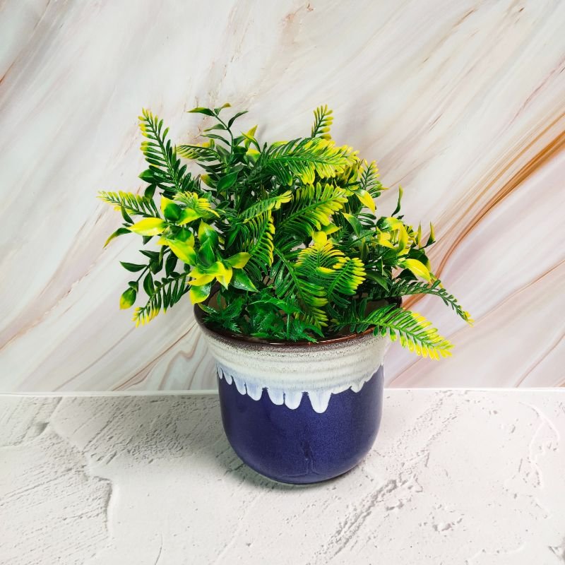 Flue design Ceramic Planter Pot