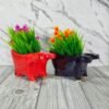Ceramic Multicolor Indoor Planters Pots