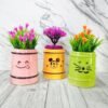 Ceramic Smiley Indoor Planters Pot