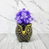 Golden Owl Indoor Ceramic Pot