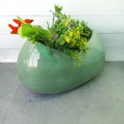 DPAARA Shoe Shape Ceramic Bonsai Plant Pot - DP1011