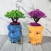 Ceramic Elephant Face Indoor Planters Pot