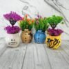 Ceramic Multicolor Indoor Planters Pot