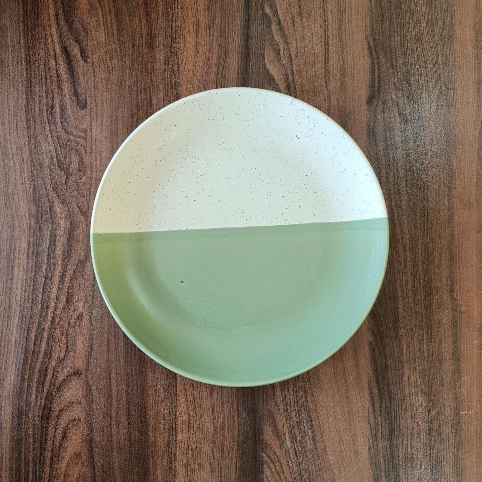 Dual Color Elegant Design Serving Ceramic Plates - DM1031