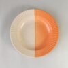 Handprinted Ceramic Serving Plates For Dining - DM1038