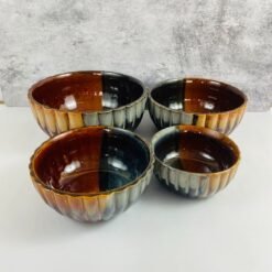 Multicolored Ceramic Bowls Dessert Soup Bowl - DM7001