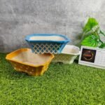 Khurja Pottery Indoor Outdoor Ceramic Bonsai Pots - KC3030