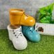 Shoes Shape Khurja Pottery Ceramic Planters - KC3120