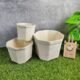 Outdoor Khurja Ceramic Planters Pot 3pc Set - KC3354