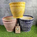 RD Design Round Outdoor Khurja Ceramic Pots