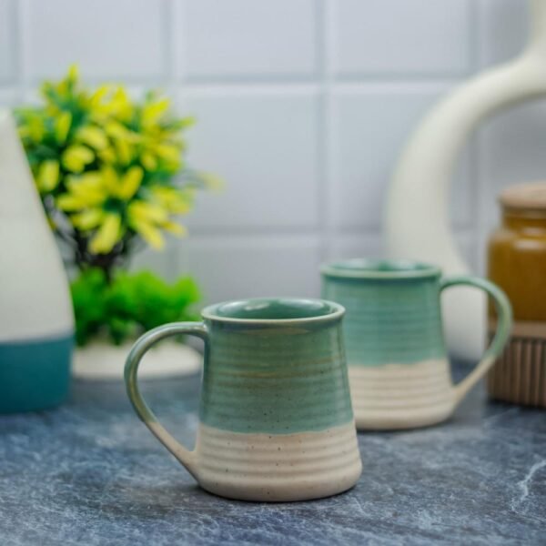 Handmade Khurja Pottery Ceramic Tea Cups - DP1033
