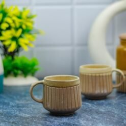 Discover Khurja Pottery Ceramic Tea Cups - DP1041