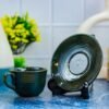 Khurja Pottery Ceramic Tea Set with Saucer - DP1072