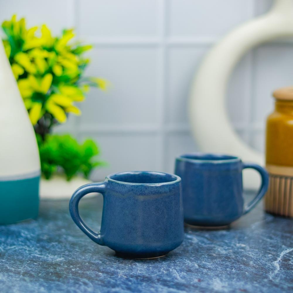 Simple Khurja Pottery Ceramic Tea Cups - DP1115