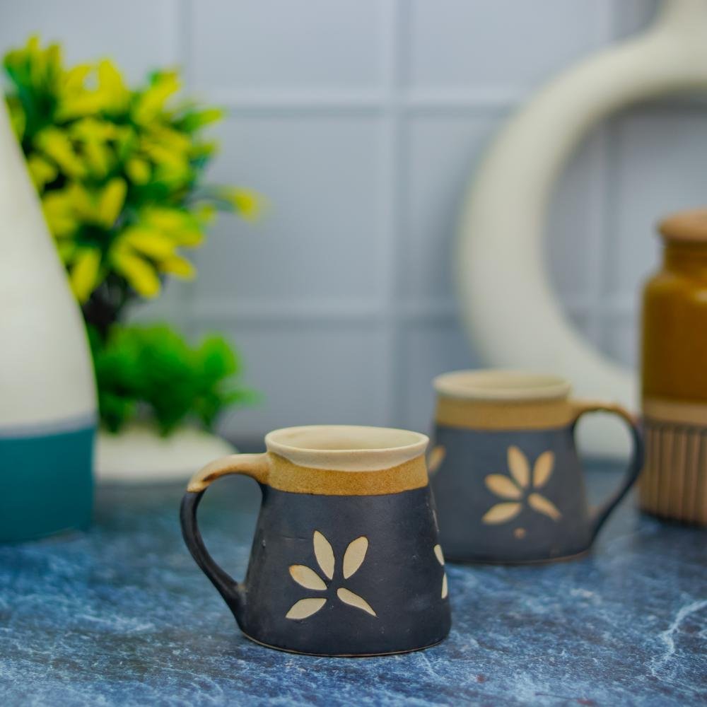 Modern Design Khurja Ceramic Tea Cups - DP1117
