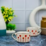Elegant Design Khurja Ceramic Tea Cups - DP1134