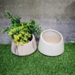 Modern Design Khurja Pottery Ceramic Planters Pot - KC1372