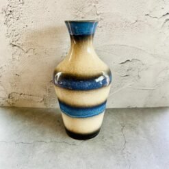 Glossy Finish Multicolor Ceramic Vase - KAJ106