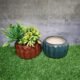 Modern Glossy Round Ceramic Bonsai Planter Pots - KC1343