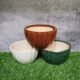 Round Glossy Khurja Ceramic Indoor Planters - KC1355