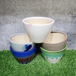 Indoor Khurja Pottery Ceramic Planters Pot - KC1391