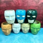 robot-face-shape-indoor-ceramic-planter-pots-SK1017