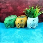 elephant-design-khurja-ceramic-planter-pots-SK1044