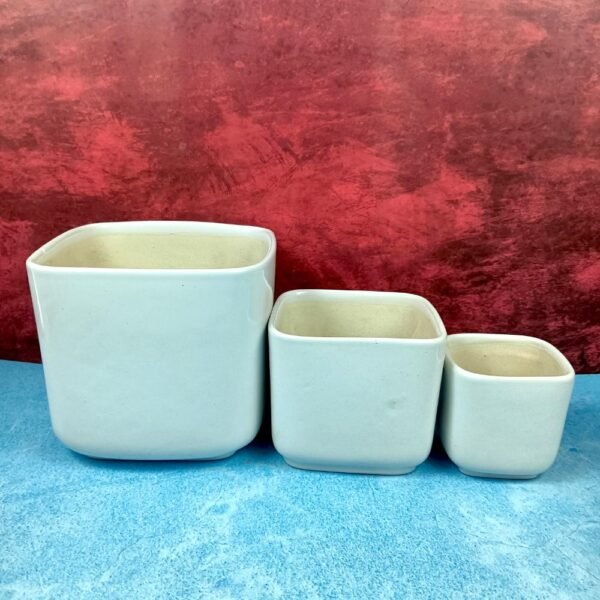 white-square-shape-khurja-ceramic-pots-3pc-set-SK1157