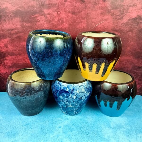 multicolor-khurja-pottery-ceramic-apple-shape-pots-SK1213