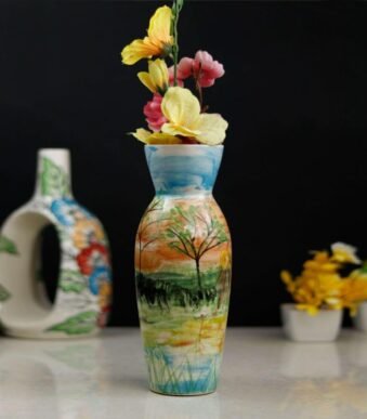 Decorative Handpainted Ceramic Indoor Flower Vase - BC2024