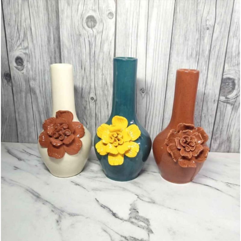 multicolor-khurja-ceramic-flower-design-vases-kc8005