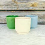 multicolor-khurja-ceramic-indoor-pots-with-plate-st8005