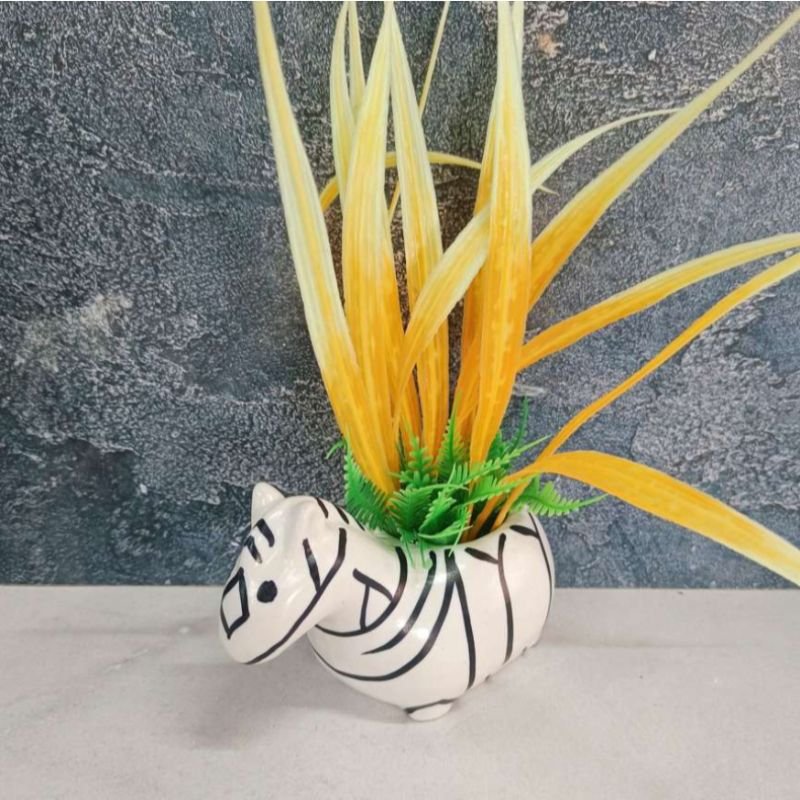 Animal Shape Khurja Pottery Ceramic Planters - ST8211