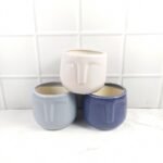 DPAARA Indoor Face Shape Ceramic Planters Pot-ST8247