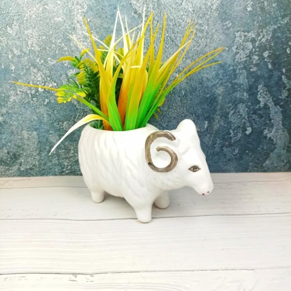 Khurja Pottery Animal Shape Ceramic Planters-DRH1012