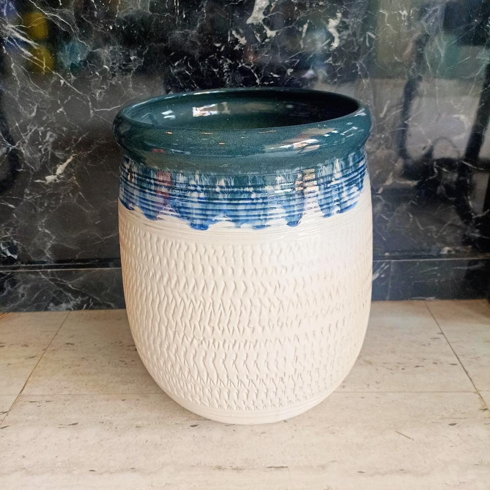 Double Glaze New Pattern Outdoor Ceramic Pots-DRH1120