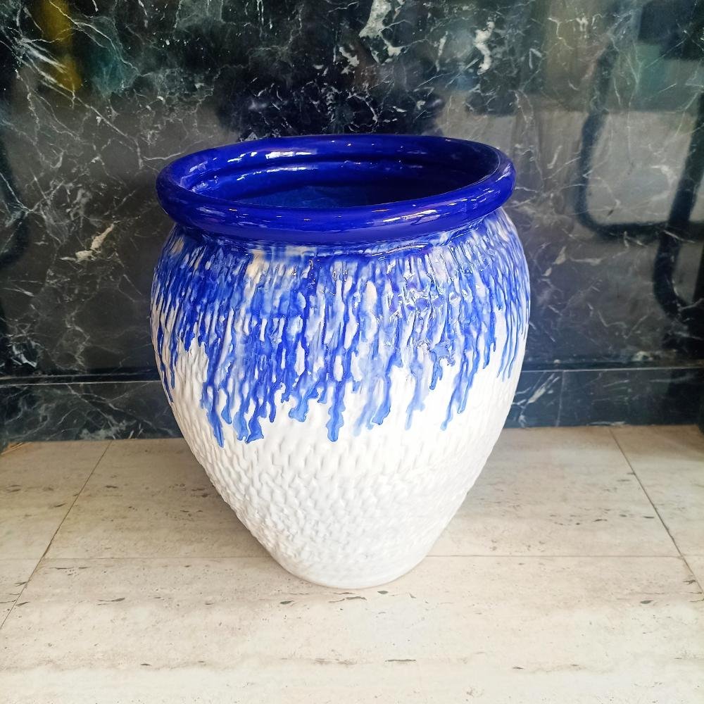 Khurja Pottery Kullhad Shape Outdoor Ceramic Pots-DRH1113