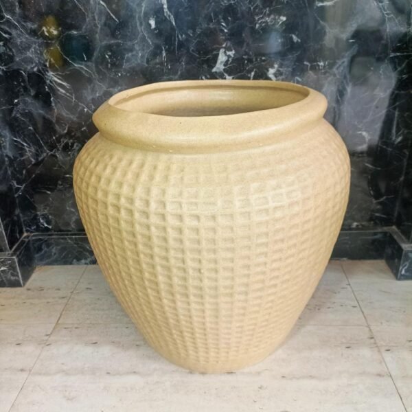 Khurja Pottery Large Outdoor Ceramic Pots-DRH1123