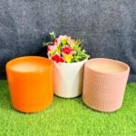 DPAARA Handmade Pipe Shape Ceramic Planters Pot-Rh1055