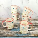 DPAARA Glossy Dual Glaze Khurja Ceramic Cup