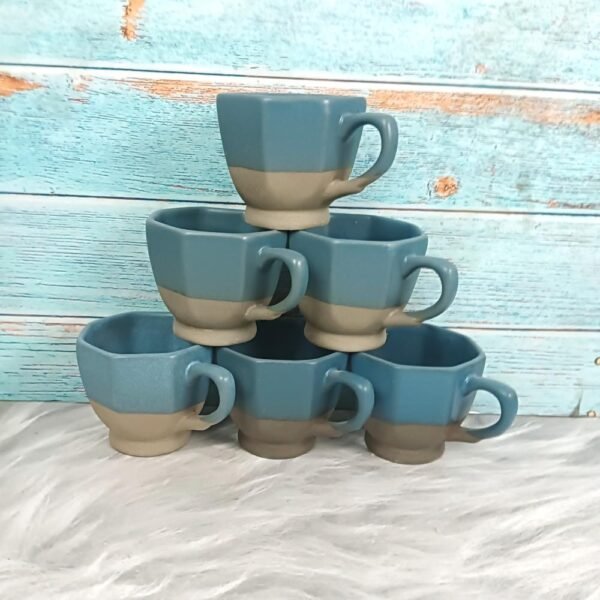 DPAARA Elegant Dual Tone Ceramic Cups-DP4338