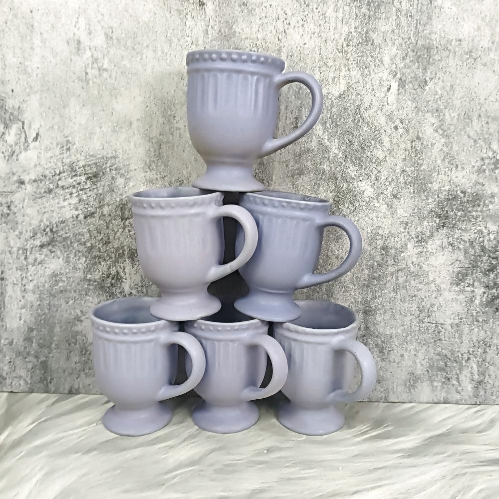 Khurja Pottery Trophy Design Ceramic Cups-DP4364