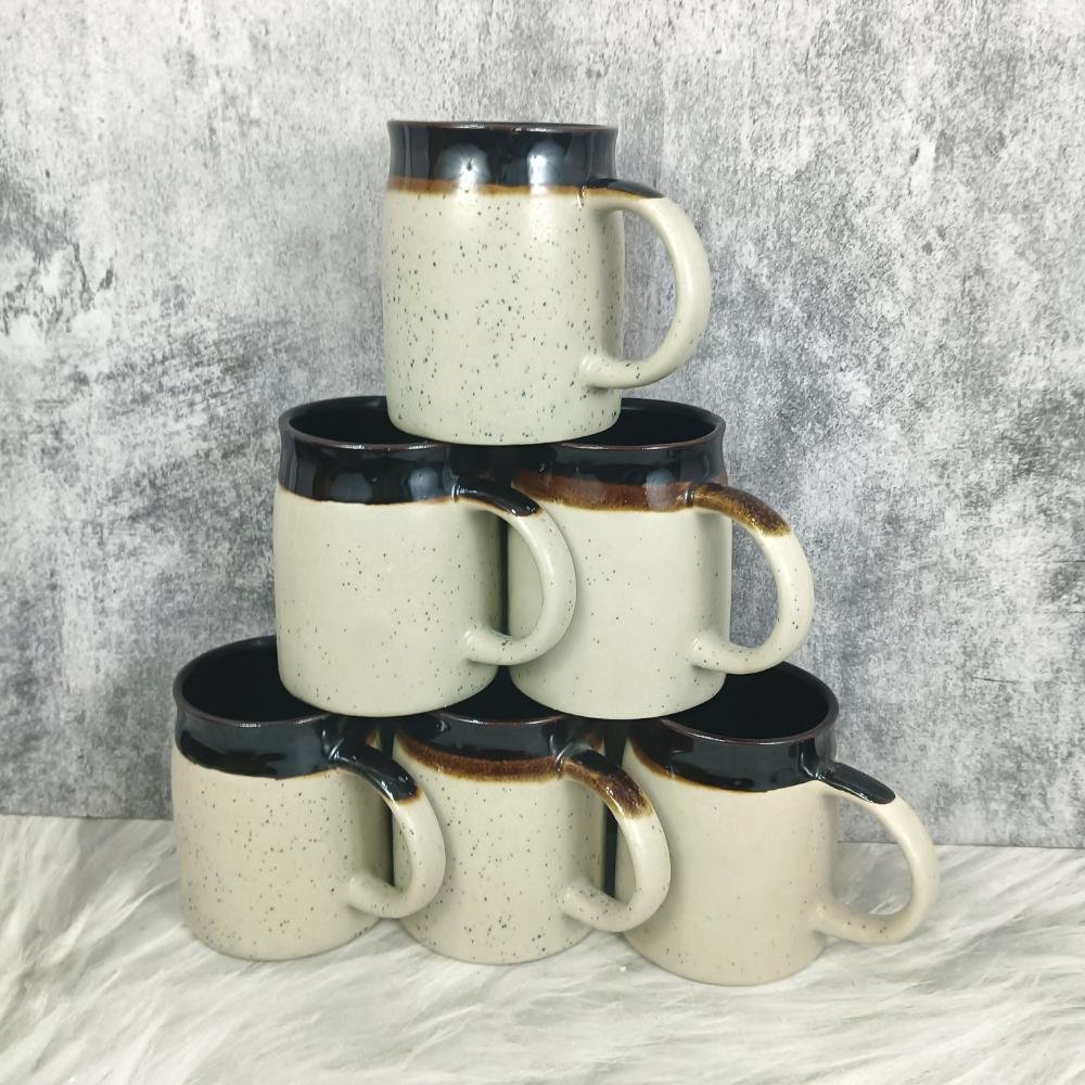 Khurja Pottery Handmade Wholesale Ceramic Cups-DP4368