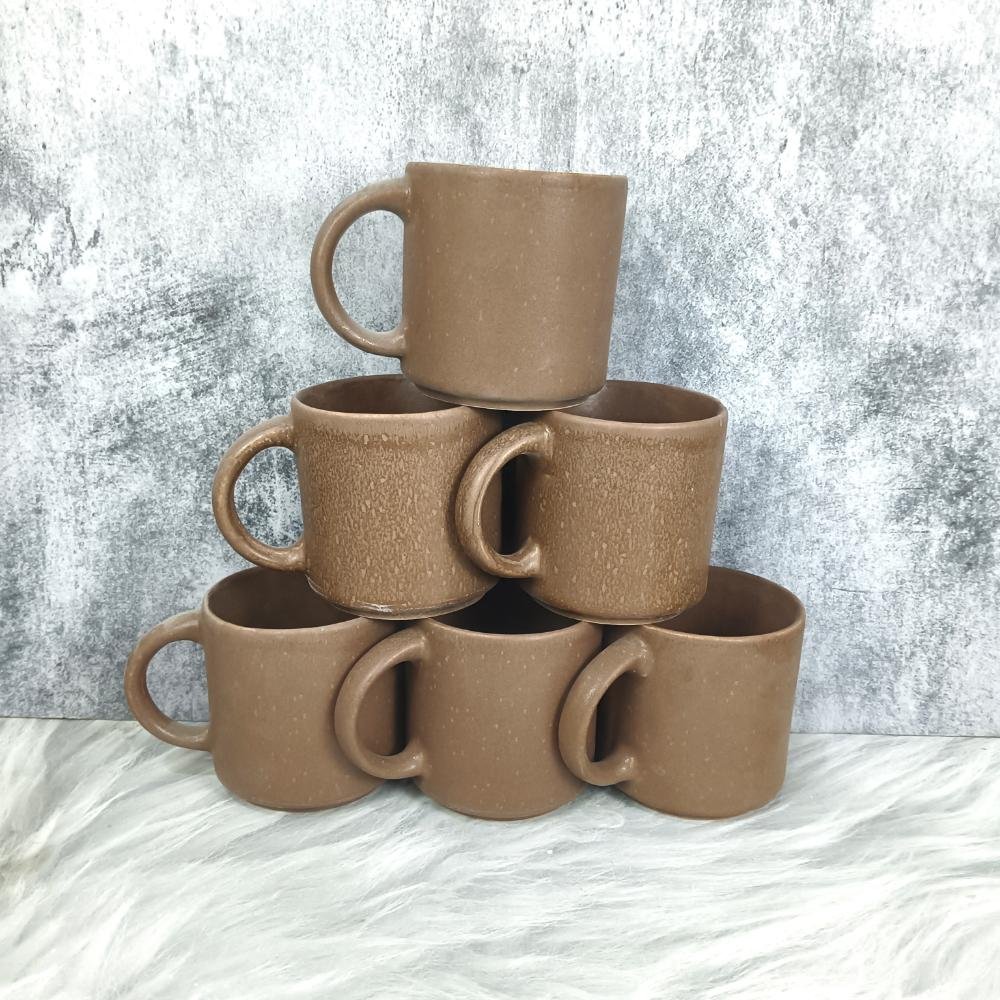DPAARA Brown Handmade Artisan Ceramic Cup-DP4381