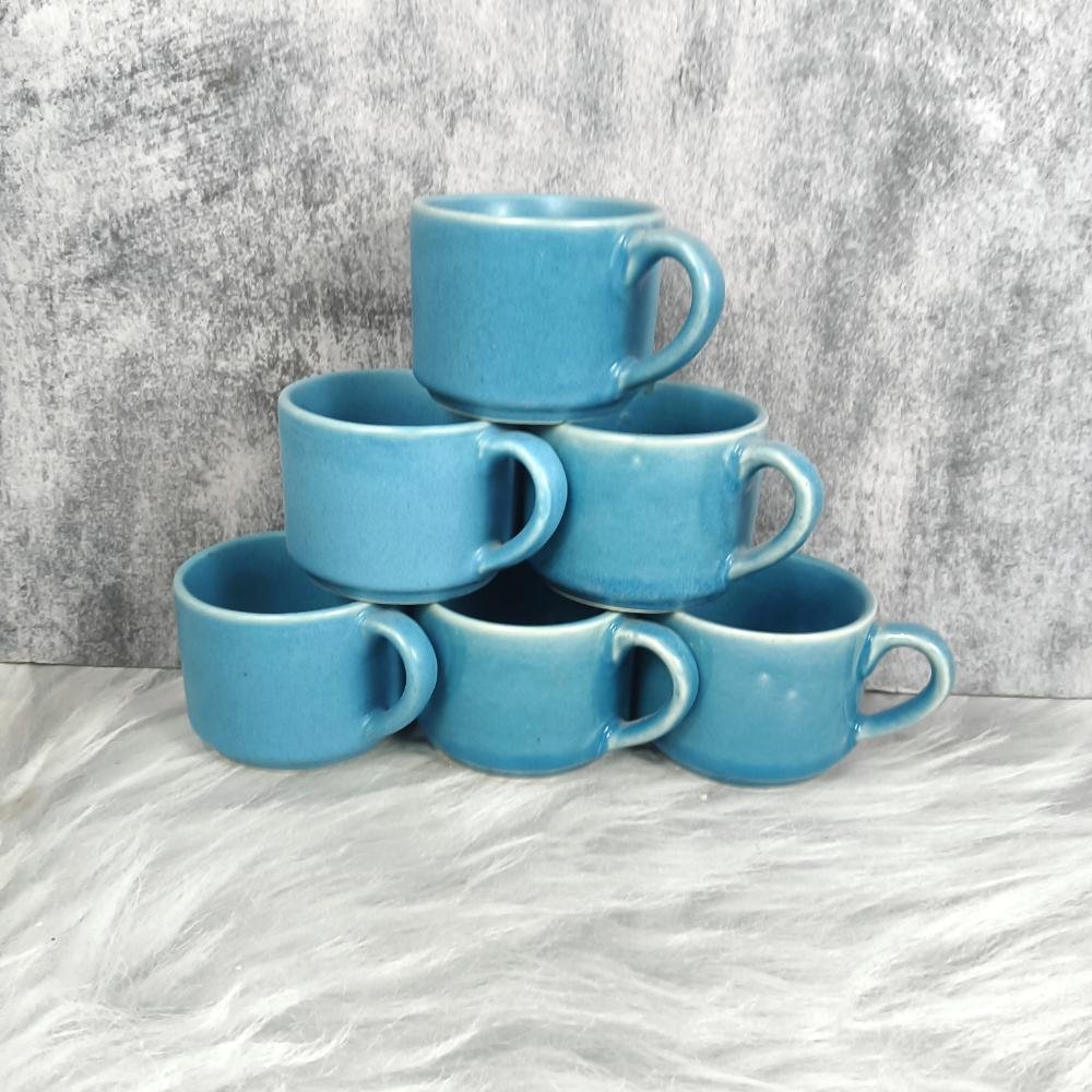 DPAARA Simple Khurja Pottery Ceramic Cups-DP4402